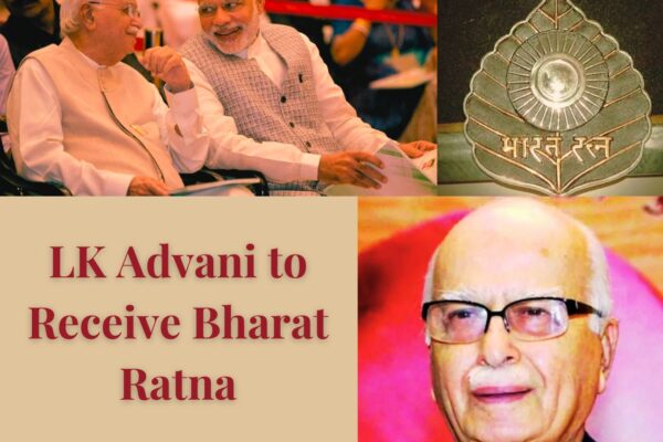 Lk Advani to receive Bharat Ratna