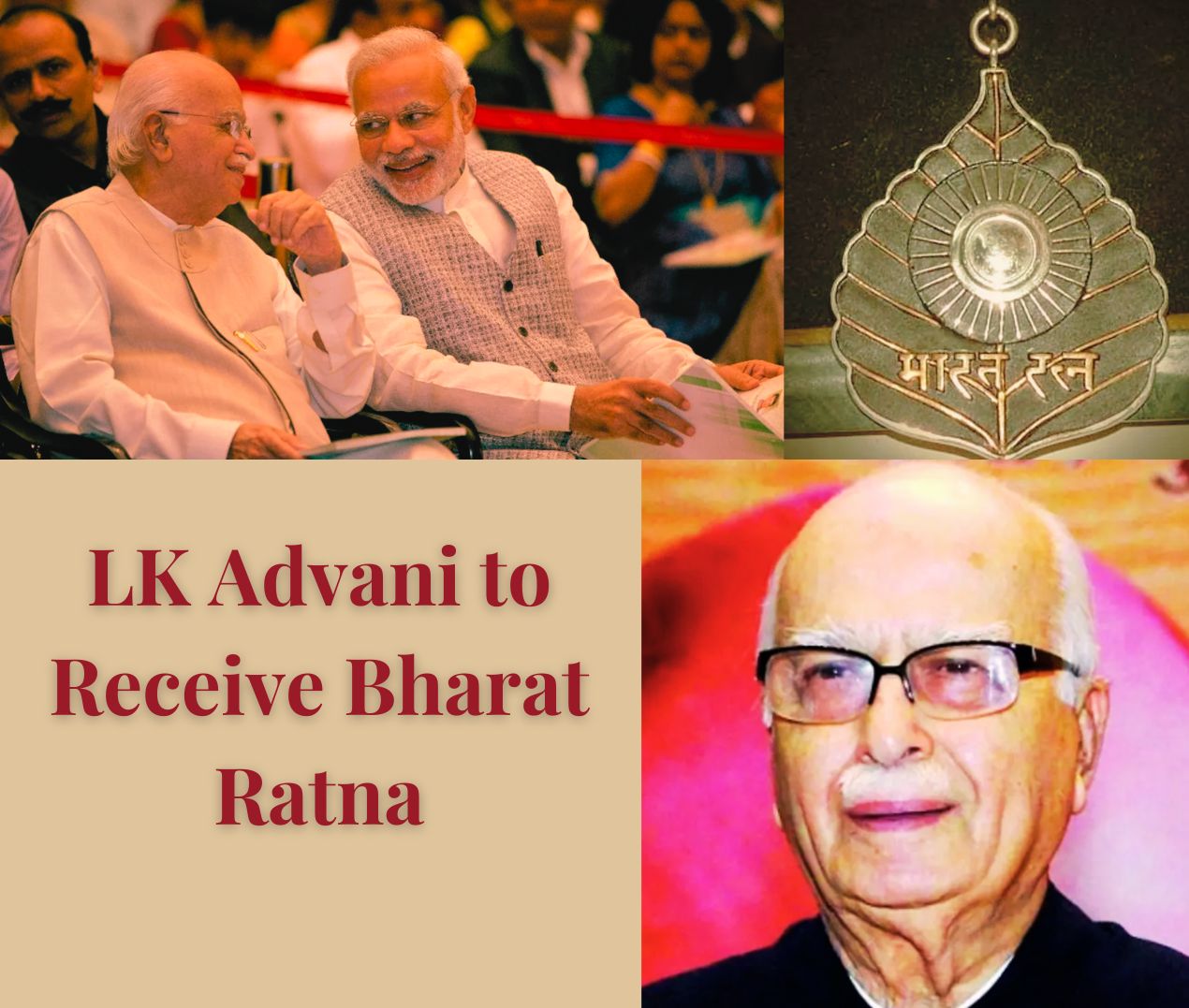 Lk Advani to receive Bharat Ratna