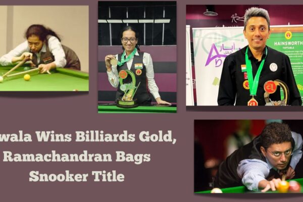 Sitwala Wins Billiards Gold, Ramachandran Bags Snooker Title