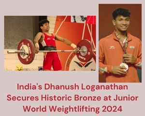 India's Dhanush Loganathan Secures Historic Bronze at Junior World Weightlifting 2024