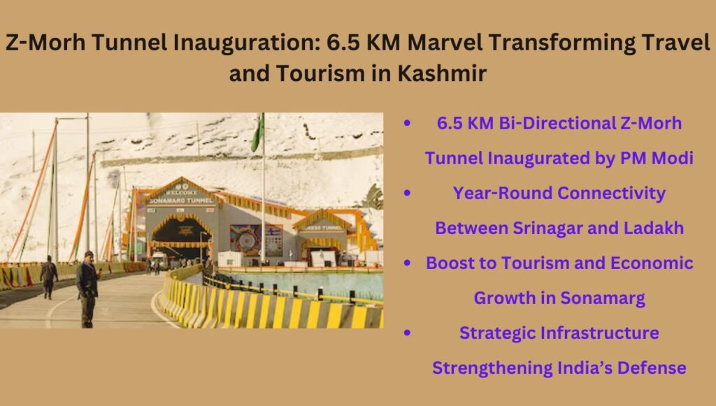 Z-Morh Tunnel Inauguration: 6.5 KM Marvel Transforming Travel and Tourism in Kashmir