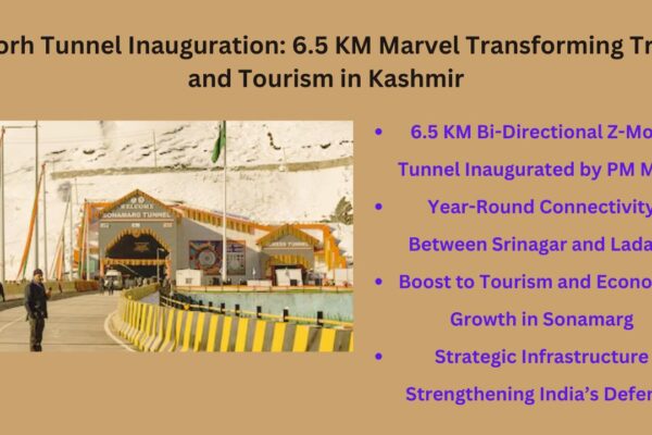 Z-Morh Tunnel Inauguration: 6.5 KM Marvel Transforming Travel and Tourism in Kashmir