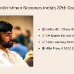 A Ra Harikrishnan becomes India’s 87th Chess Grandmaster after 7 years – GM norms in France, Spain & Switzerland